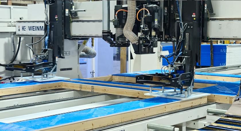 Wall panels production